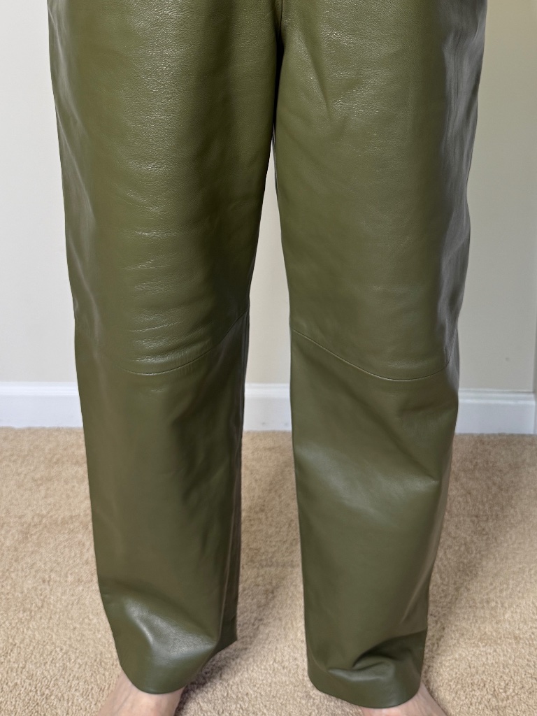 Natural Leather Pants